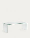 Table Basse en Verre Trempé 110x50 cm