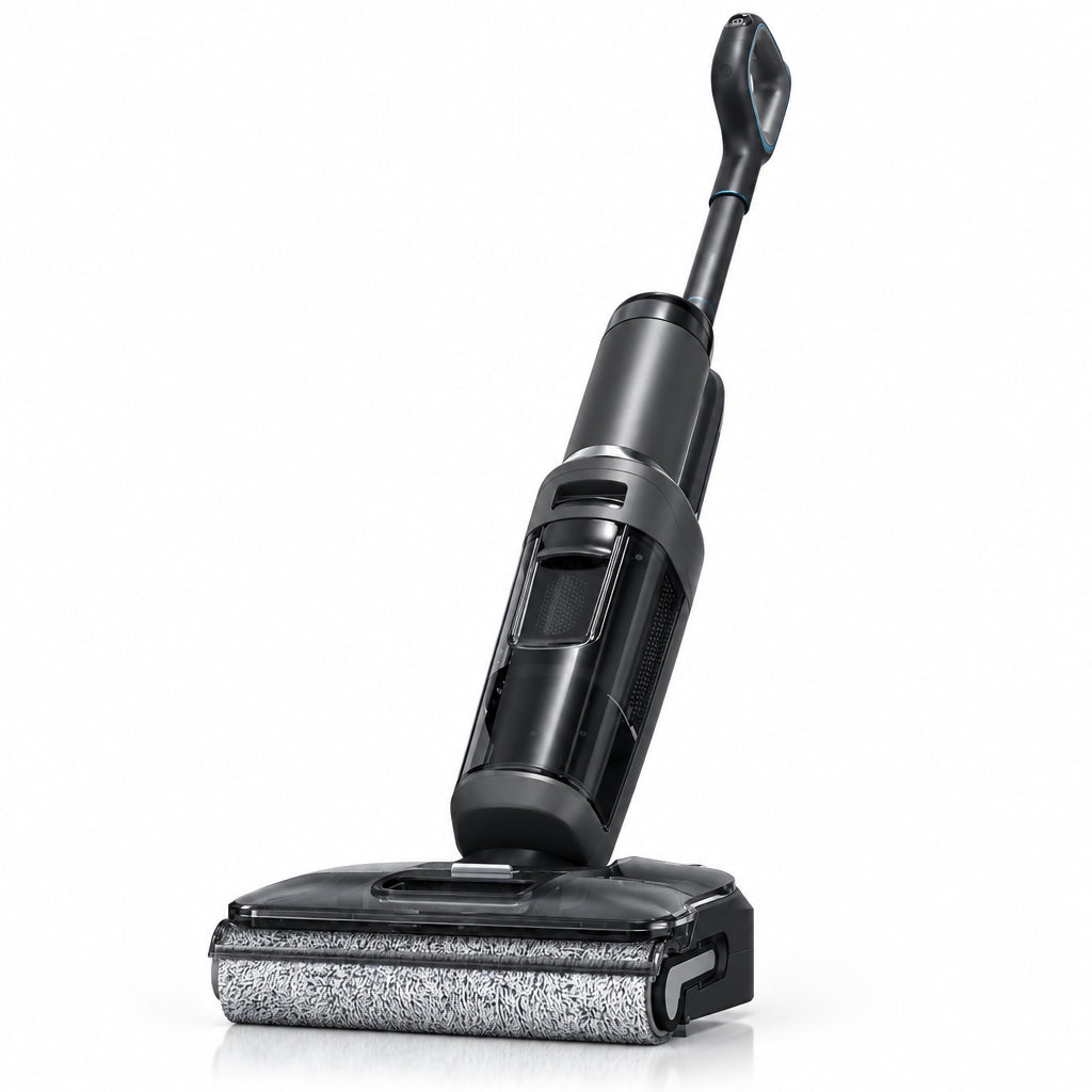 Aspirateur Laveur sans Fil 20 000Pa Plat à 180° 220W Gris