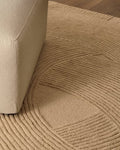 Mascarell Tapis en Coton et Polyester Blanc 160 x 230 cm