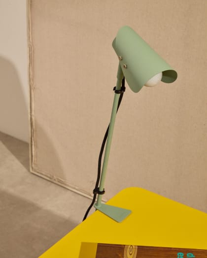 Lampe de Bureau avec Pince en Métal
