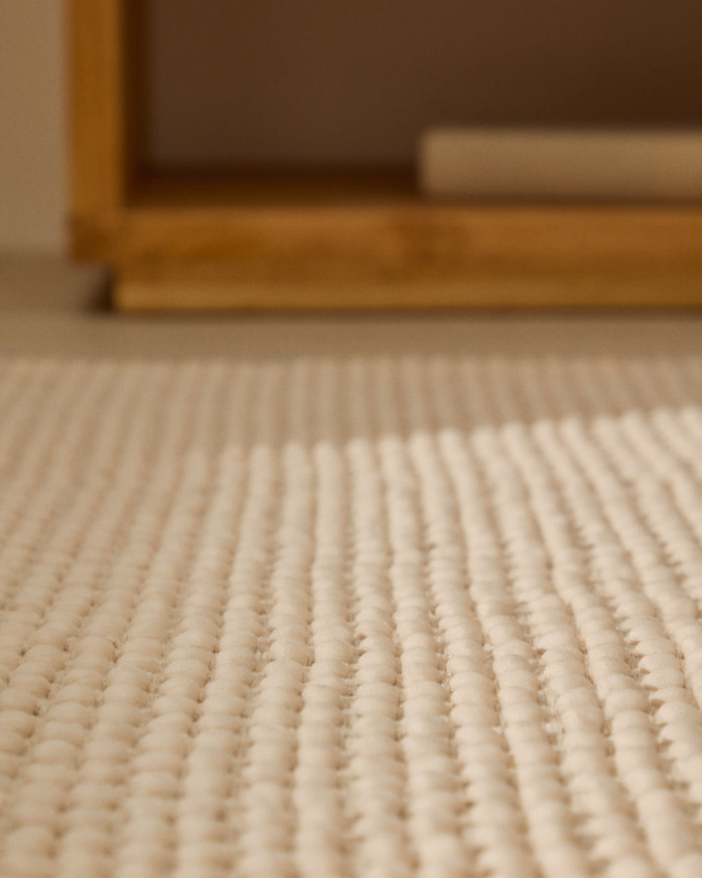 Mascarell Tapis en Coton et Polyester Blanc 160 x 230 cm
