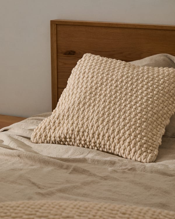 Mascarell Tapis en Coton et Polyester Blanc 160 x 230 cm