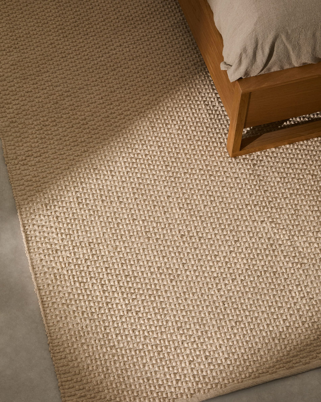 Mascarell Tapis en Coton et Polyester Blanc 160 x 230 cm