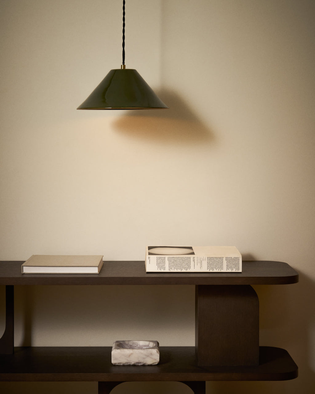 Ceren Luminaire de Plafond en Céramique Verte 29 cm
