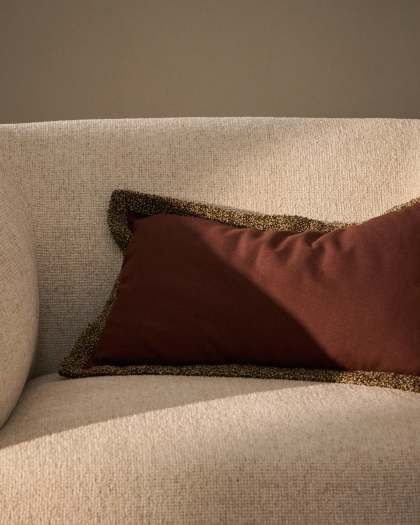 Lomel Housse de Coussin en Micro-Bouclette 40x60 cm