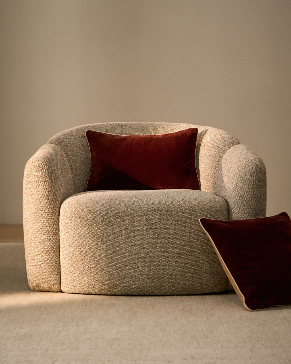 Ovelin Housse de Coussin en Velours 30x50 cm