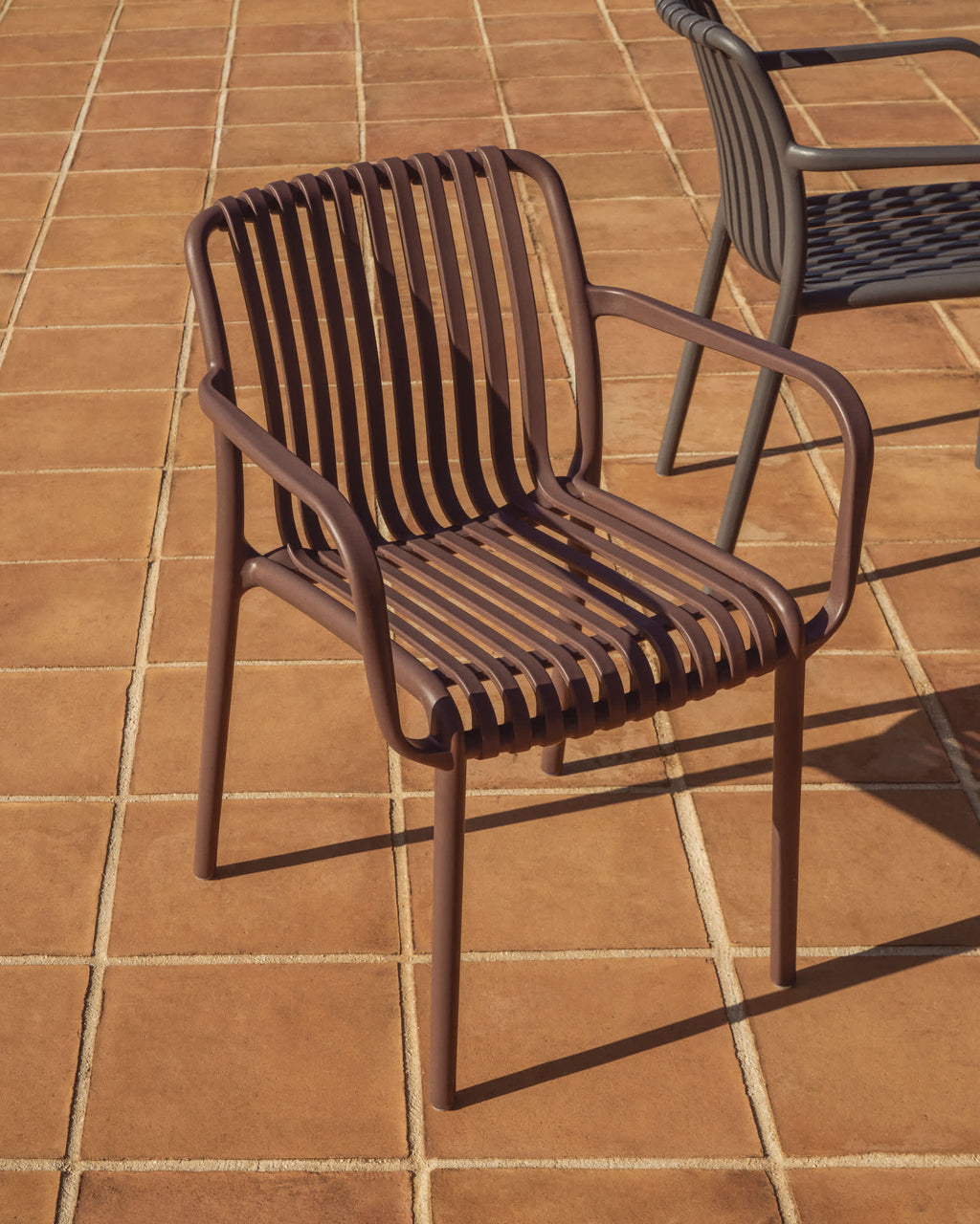 Isabellini Chaise Empilable d'Extérieur en Plastique