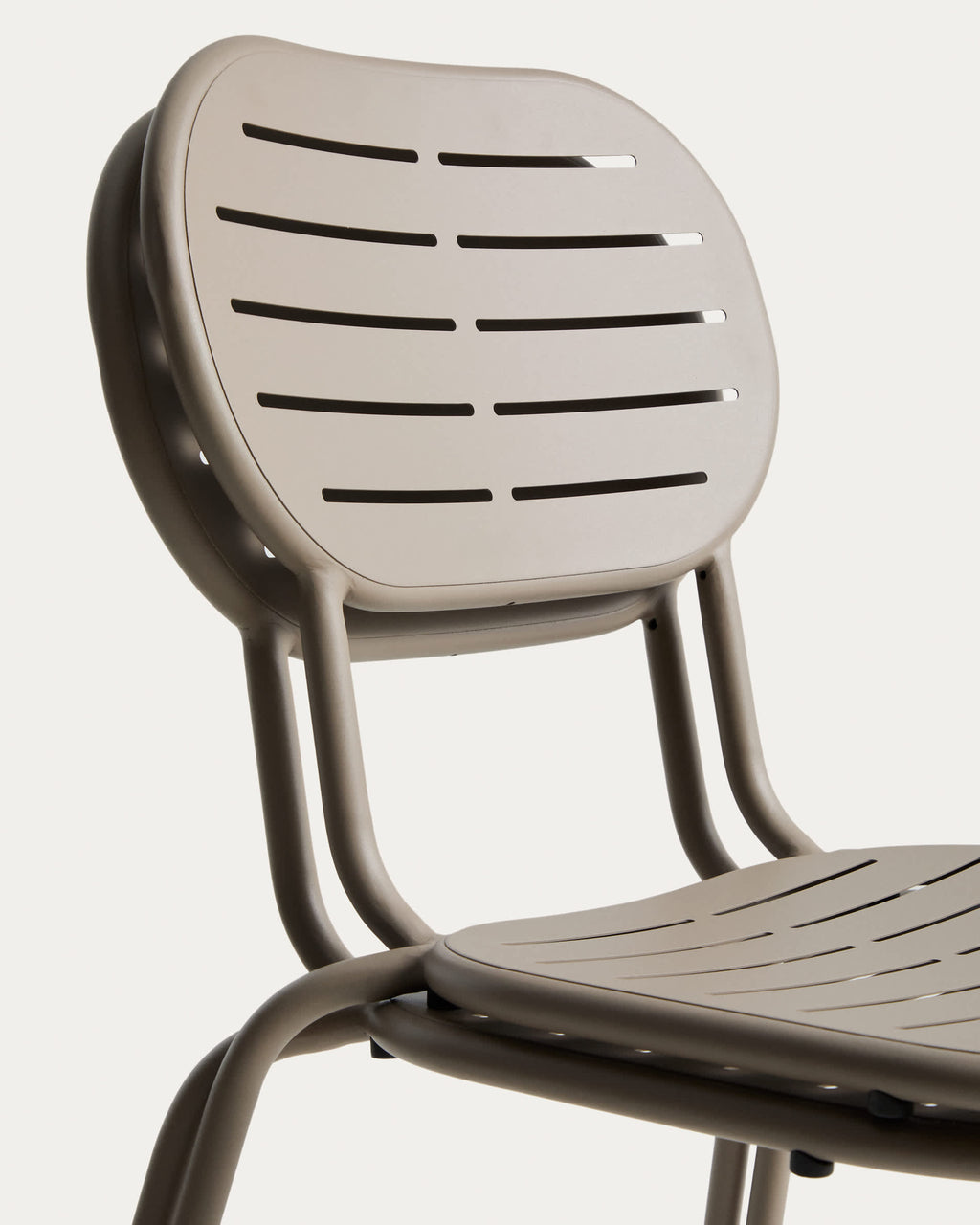 Brai Chaise Empilable d’Extérieur en Acier Galvanisé