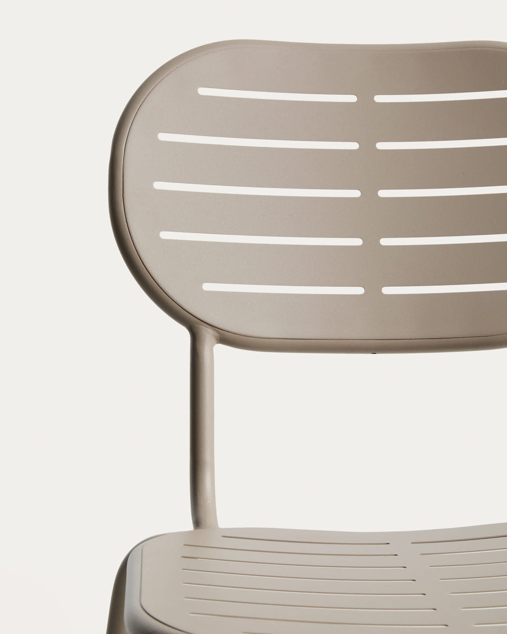 Brai Chaise Empilable d’Extérieur en Acier Galvanisé