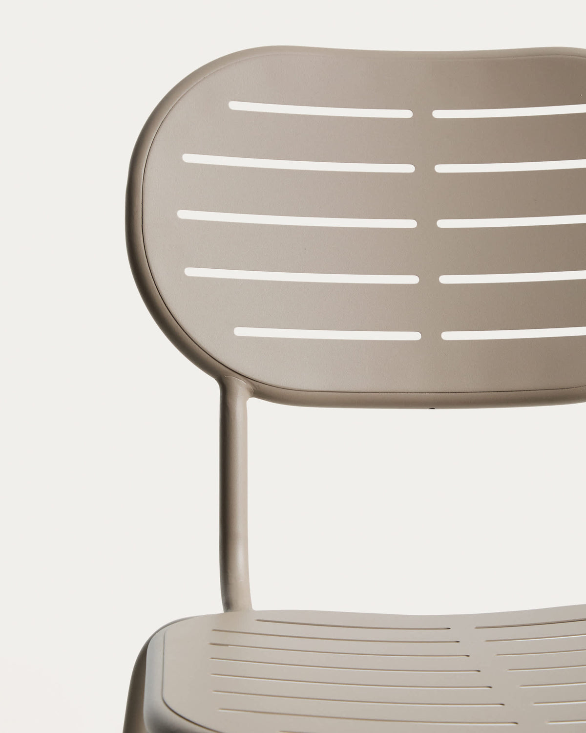 Brai Chaise Empilable d’Extérieur en Acier Galvanisé