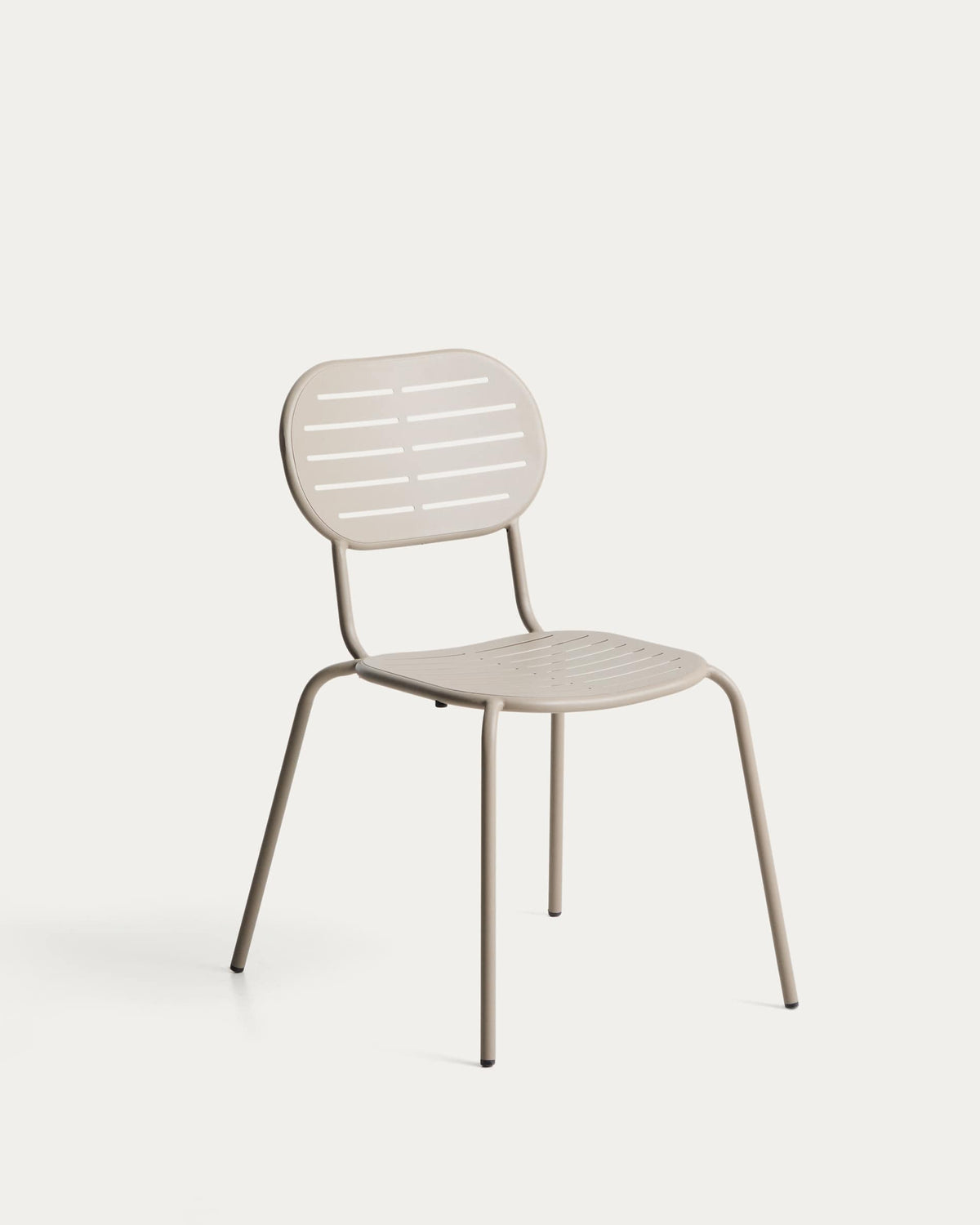 Brai Chaise Empilable d’Extérieur en Acier Galvanisé
