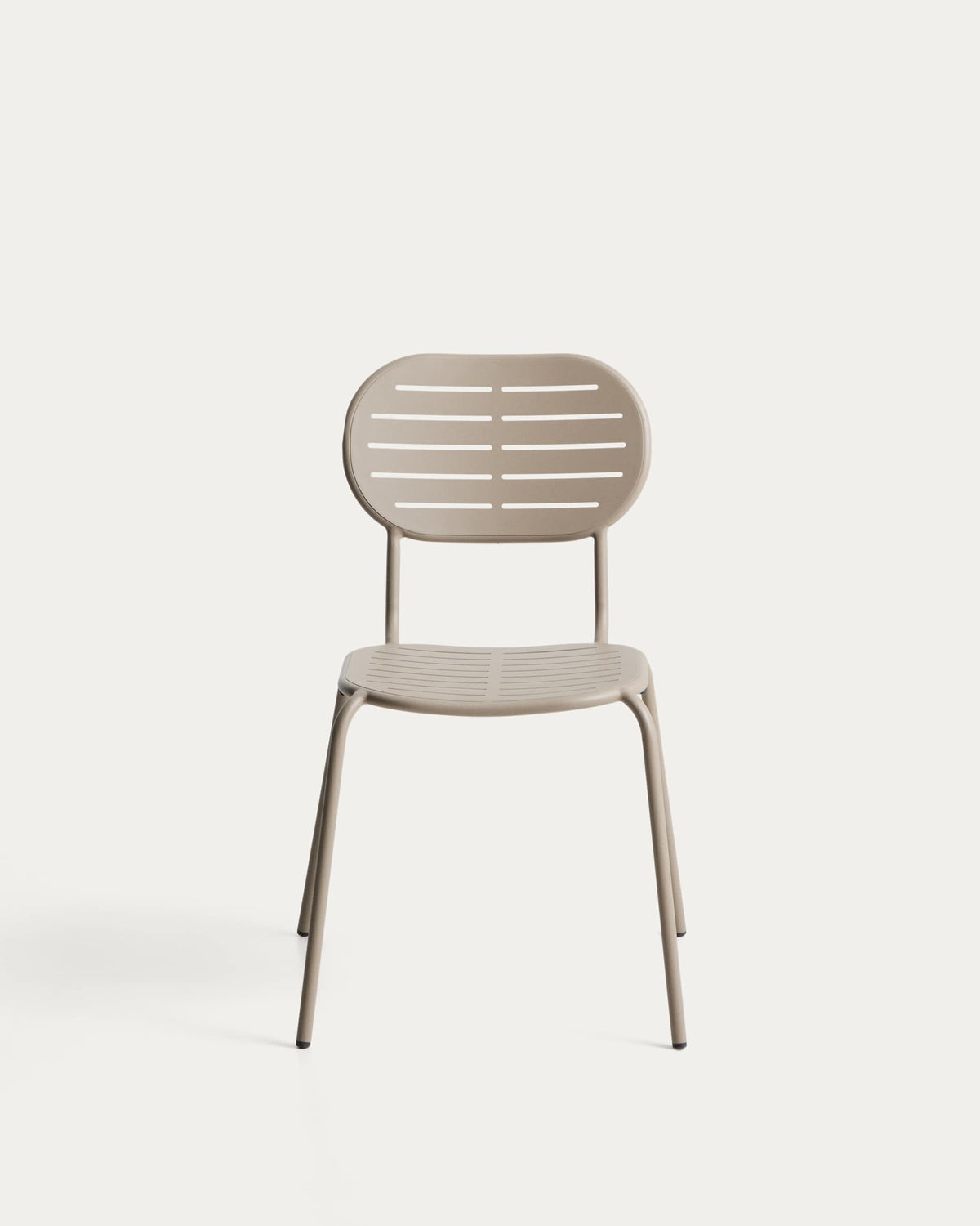 Brai Chaise Empilable d’Extérieur en Acier Galvanisé