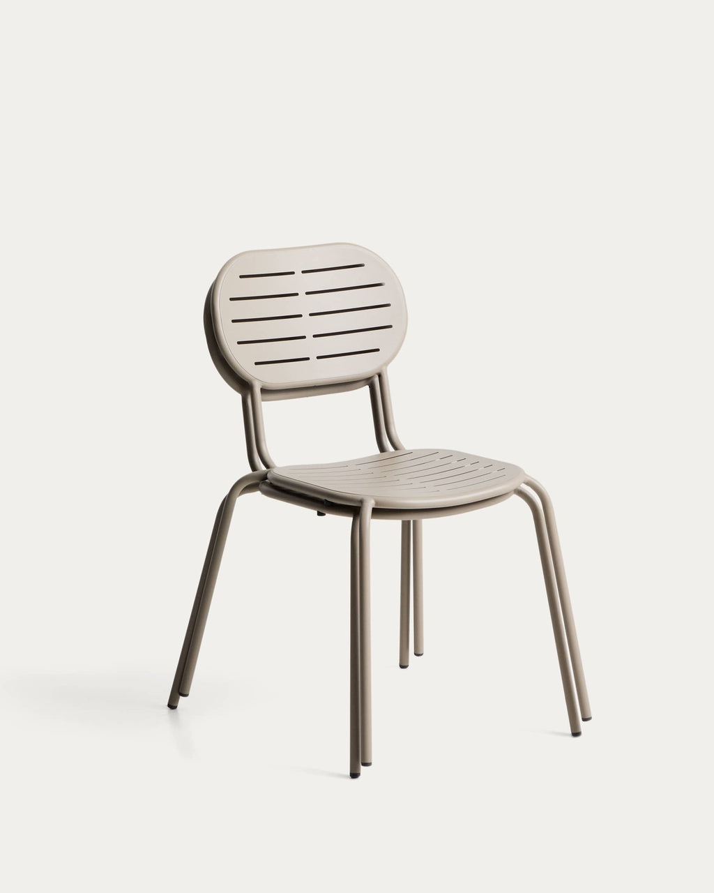 Brai Chaise Empilable d’Extérieur en Acier Galvanisé