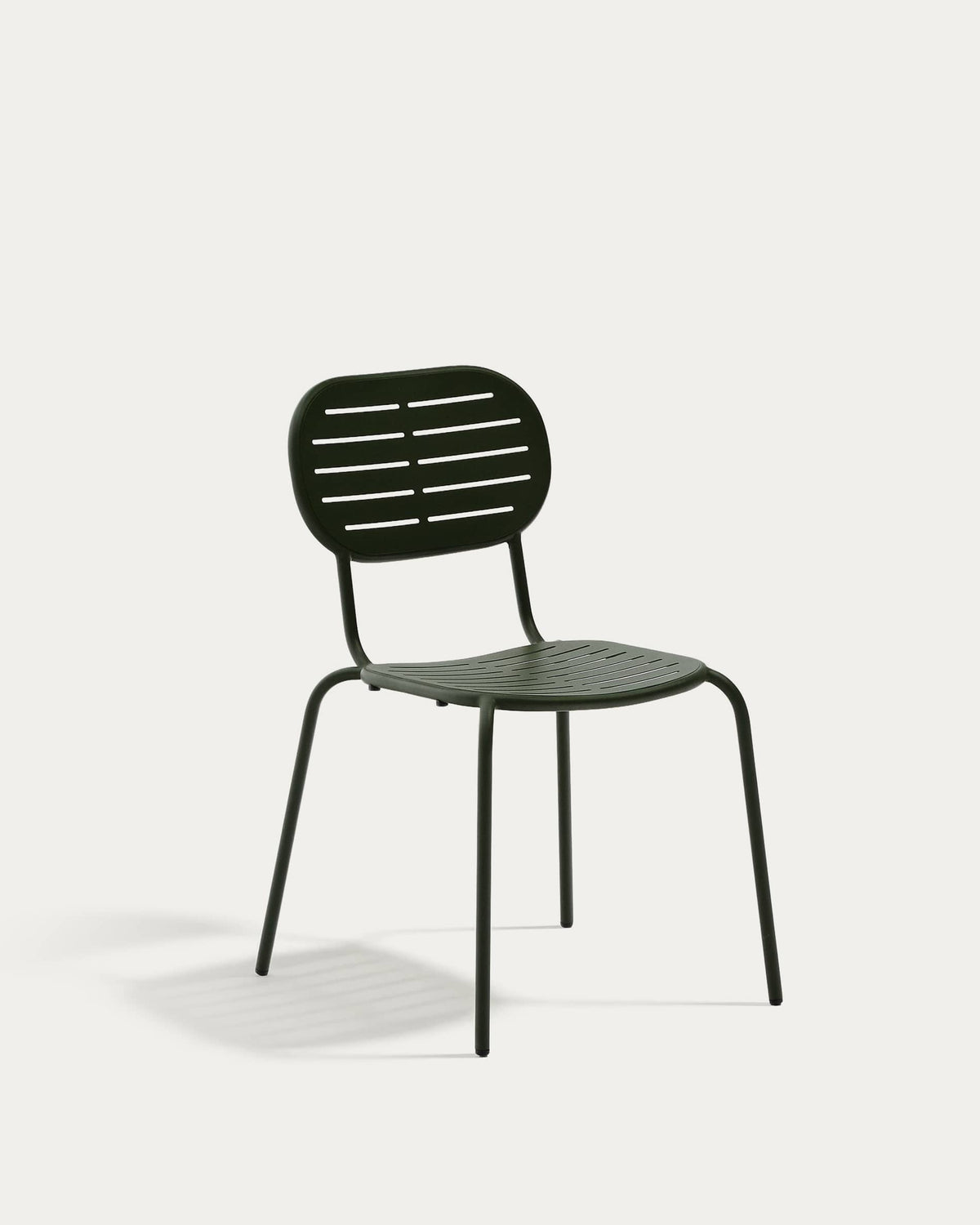 Brai Chaise Empilable d’Extérieur en Acier Galvanisé
