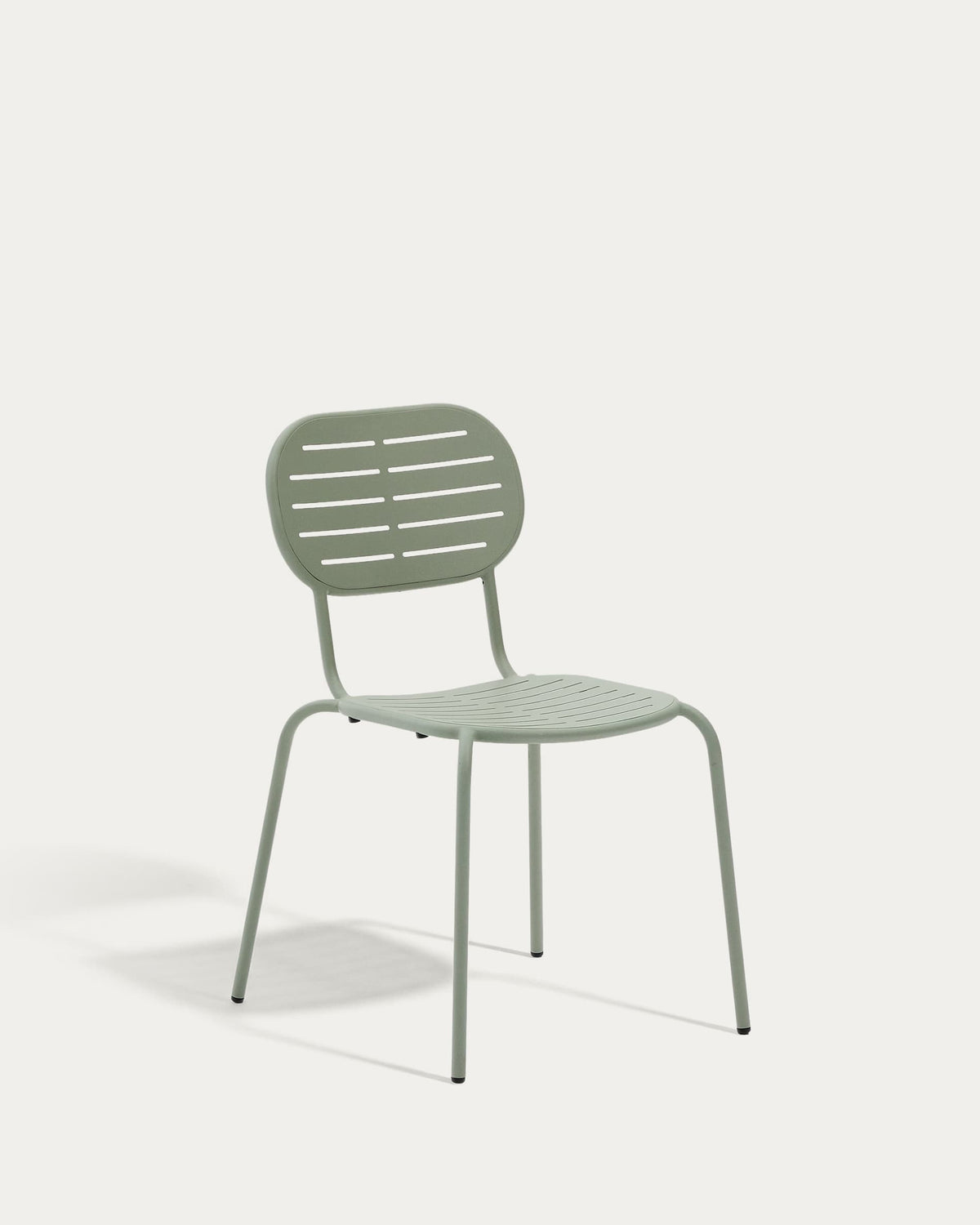 Brai Chaise Empilable d’Extérieur en Acier Galvanisé