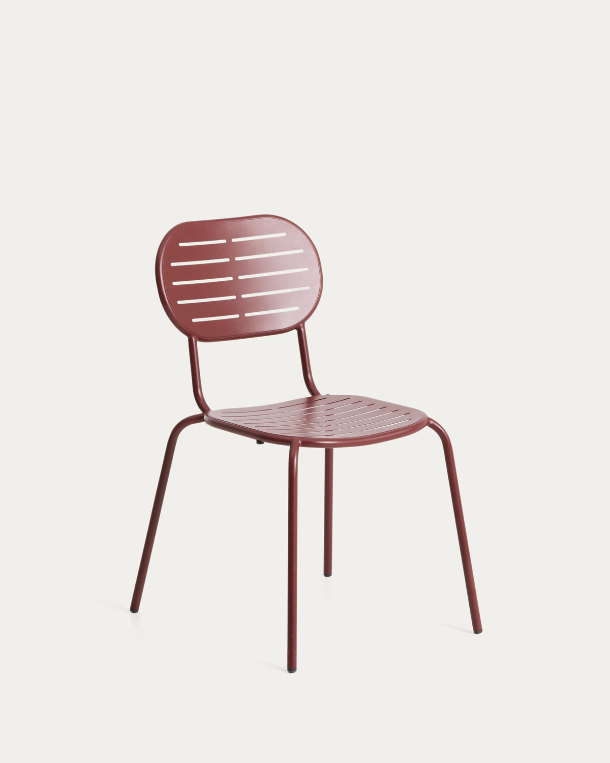 Brai Chaise Empilable d’Extérieur en Acier Galvanisé