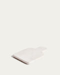 Coreni Planche de Service en Marbre Blanc 23 x 15 cm