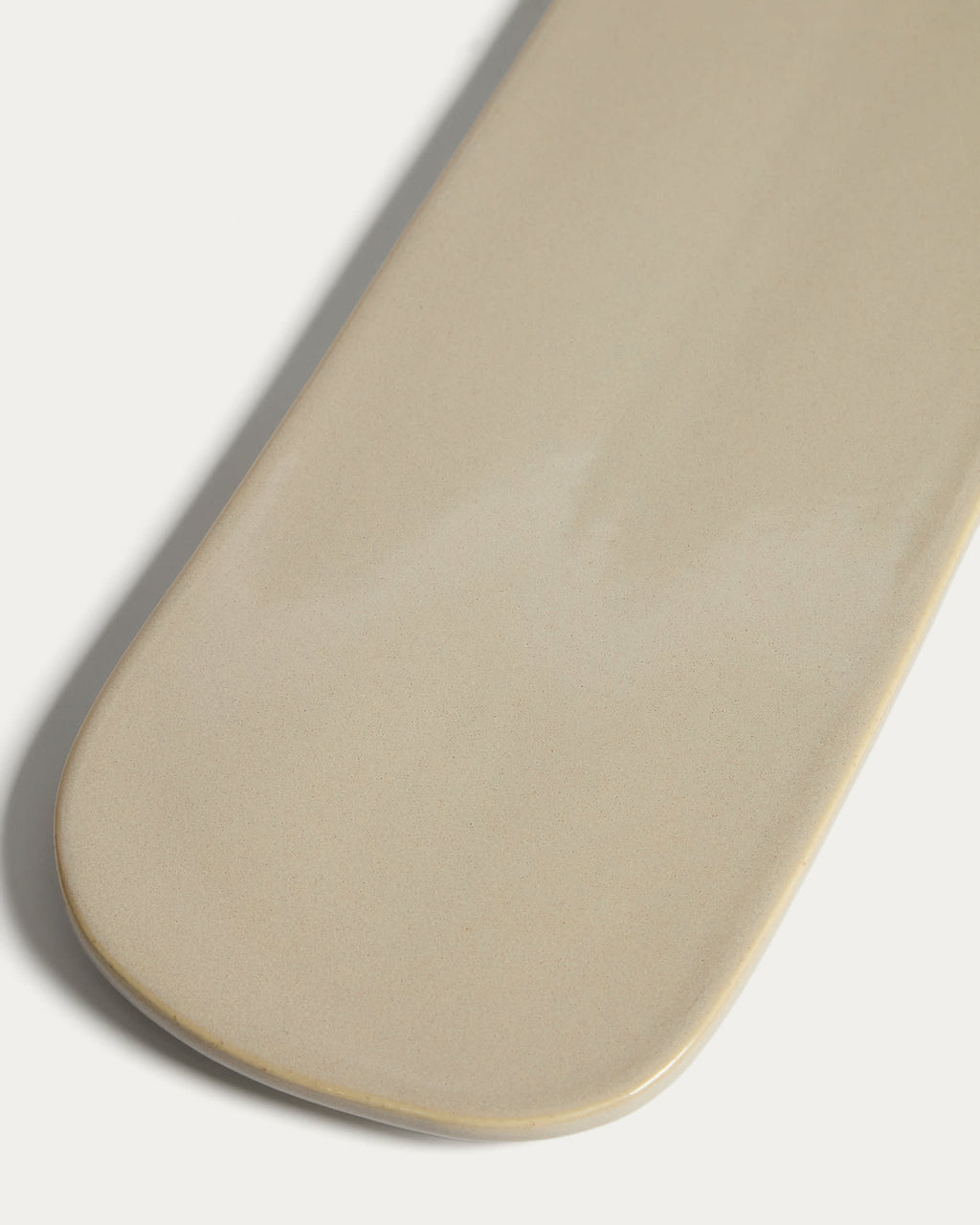 Aderno Planche de Service en Céramique Ivoire 43 x 12,3 cm