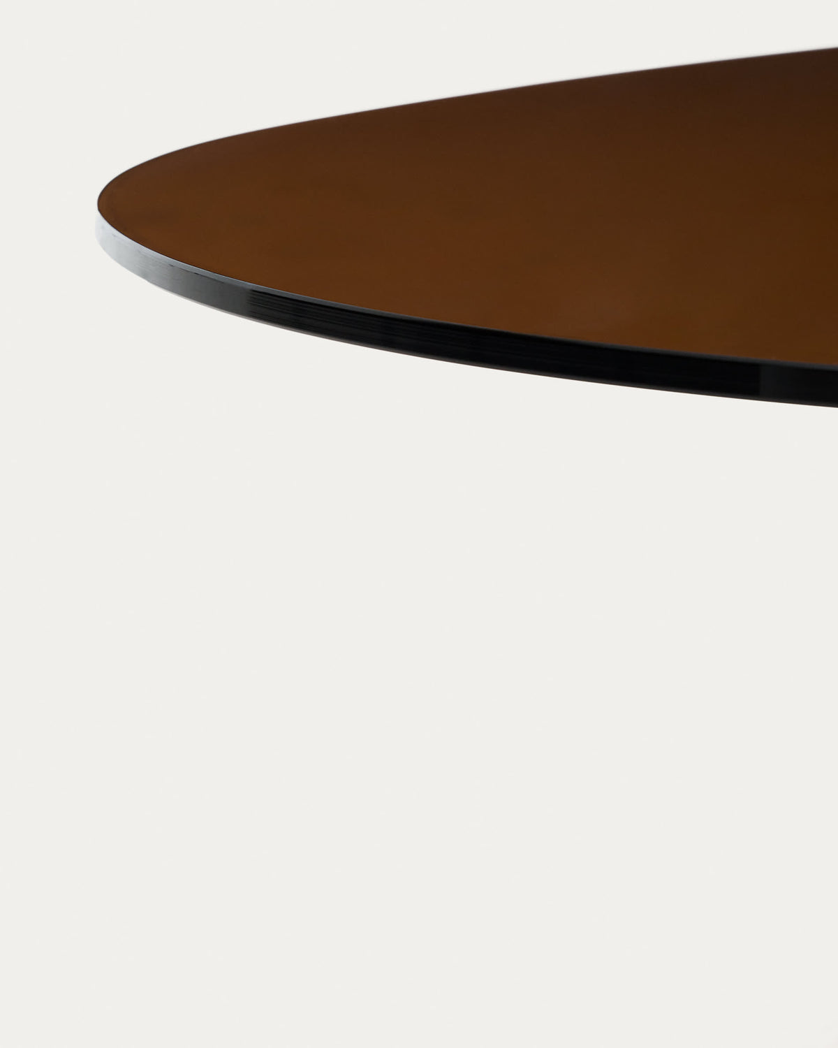 Olir Table Basse en Verre Trempé et Acier 140x80 cm