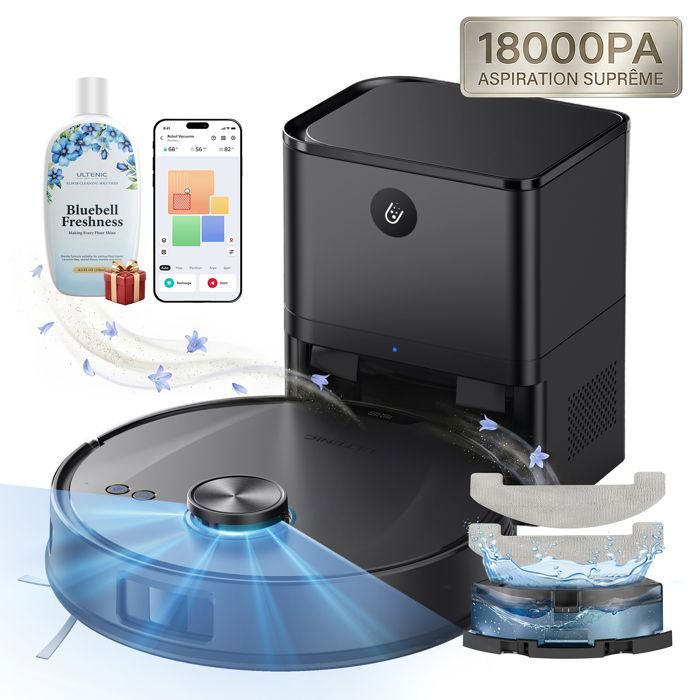 Aspirateur Robot Laveur TP20 Pro avec Station Auto-Vidage 4L