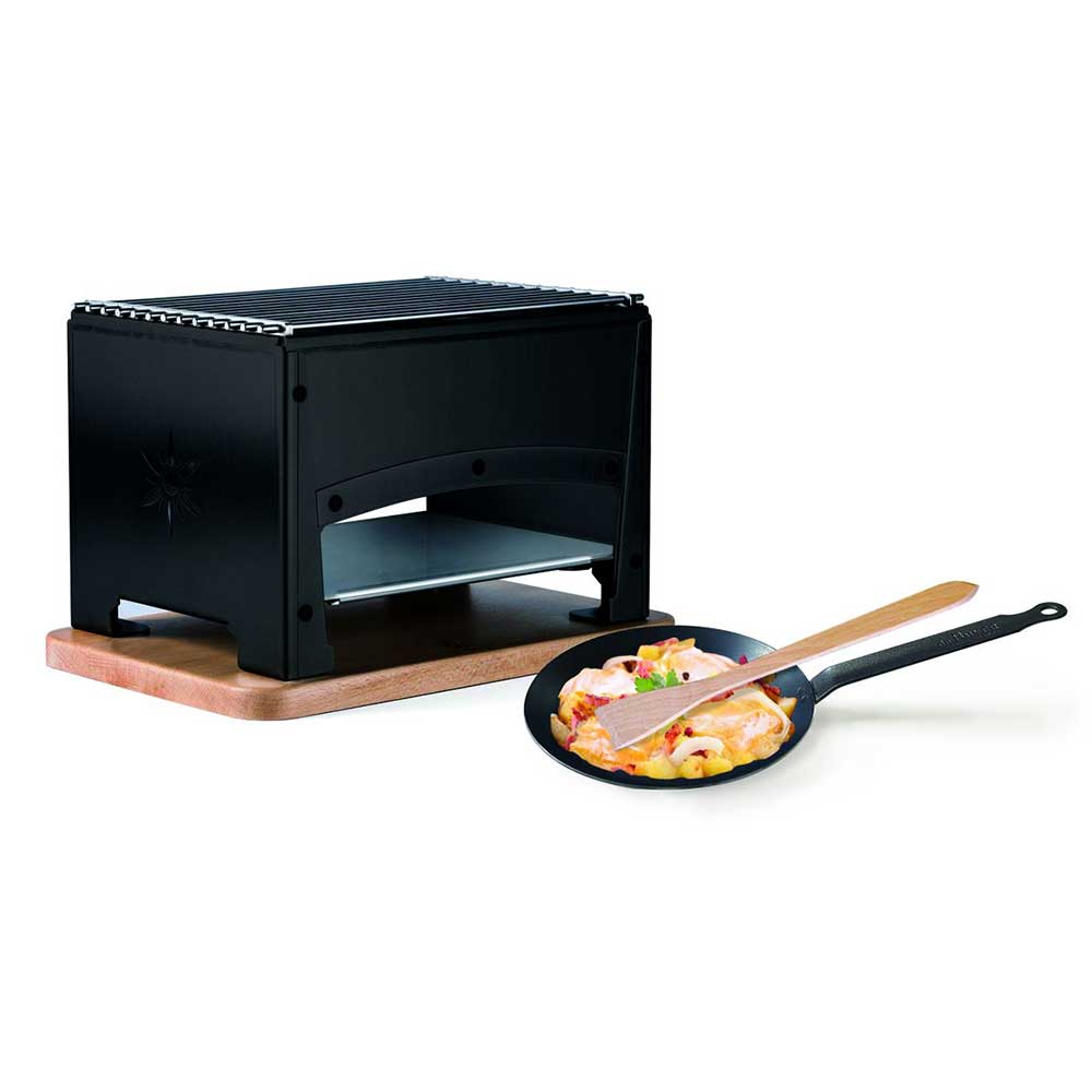 Braséro de Table avec Kit Reblochade en Acier Noir