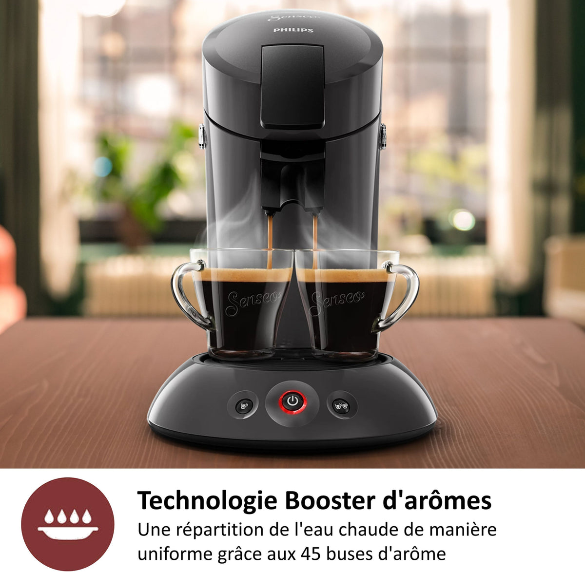 Cafetière à Dosette CSA210/61 Original Plus 0.7L 1450W