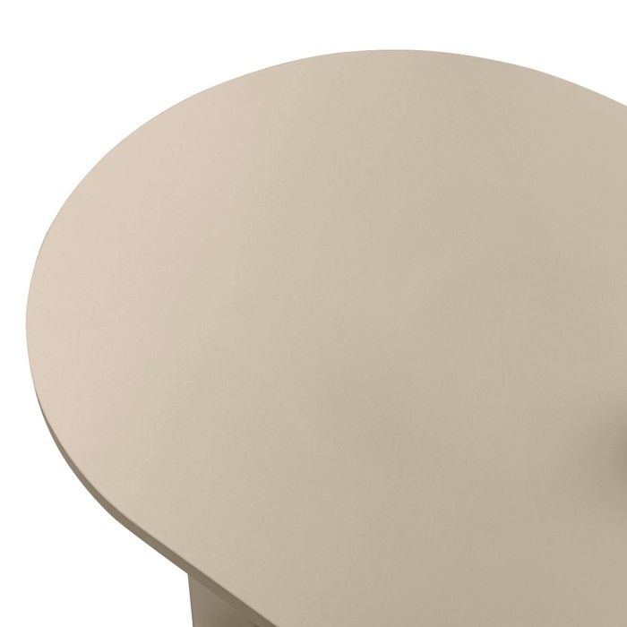 Table Basse Ovale Contemporaine 119x60 cm