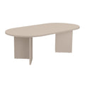 Table Basse Ovale Contemporaine 119x60 cm