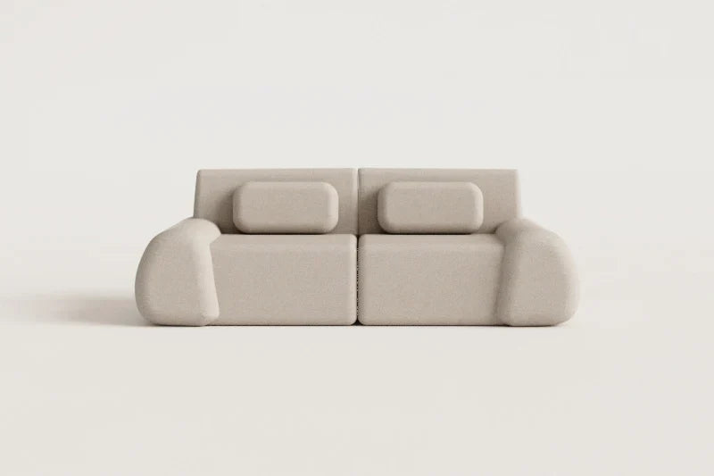 Merida Canapé Modulaire 2 Pièces en Chenille