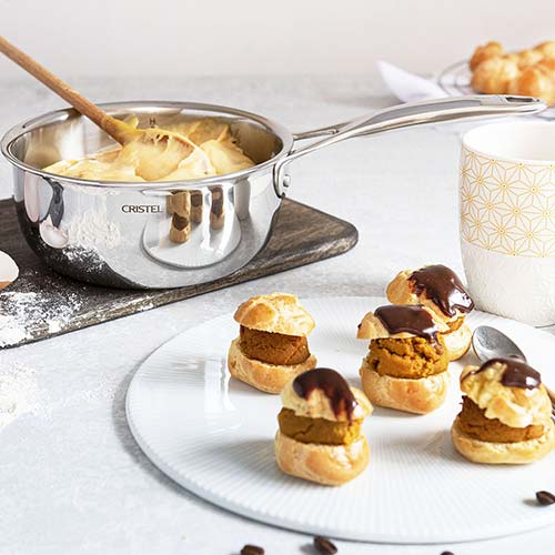 Lot de 3 Casseroles en Inox