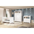 Chambre Bébé Trio Lit 70x140 cm Commode à Langer Armoire