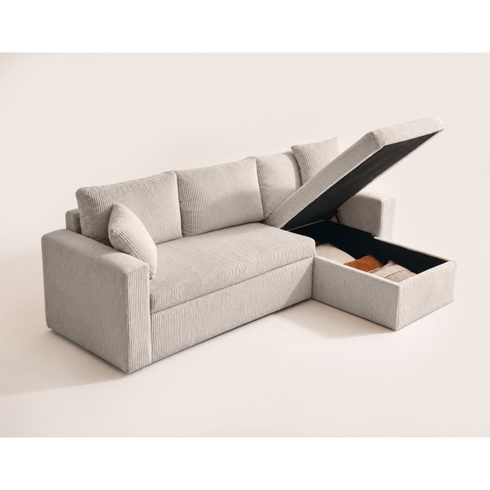 Canapé d'Angle Réversible Convertible 4 Places 222x147 cm