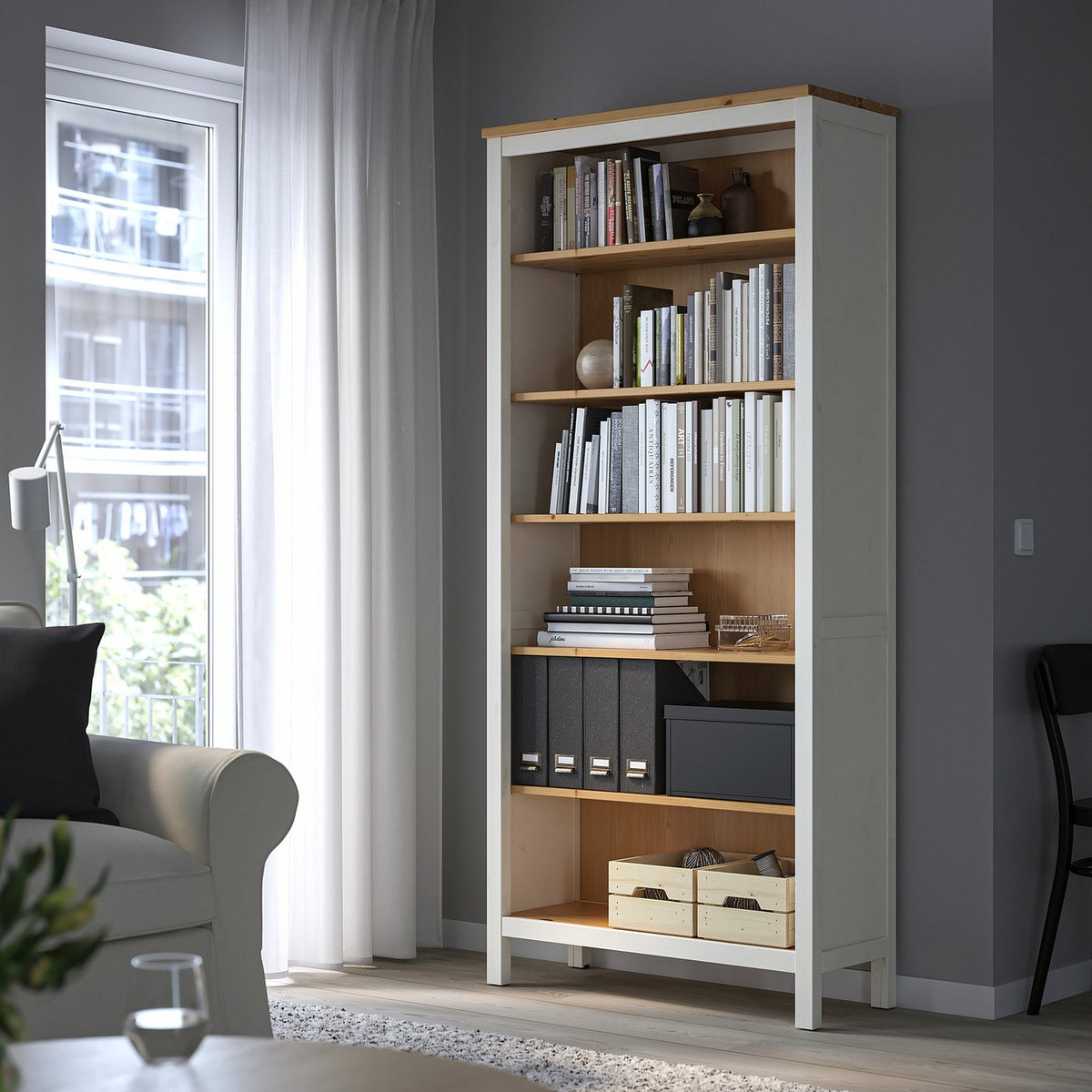 HEMNES Bibliothèque 90x197 cm