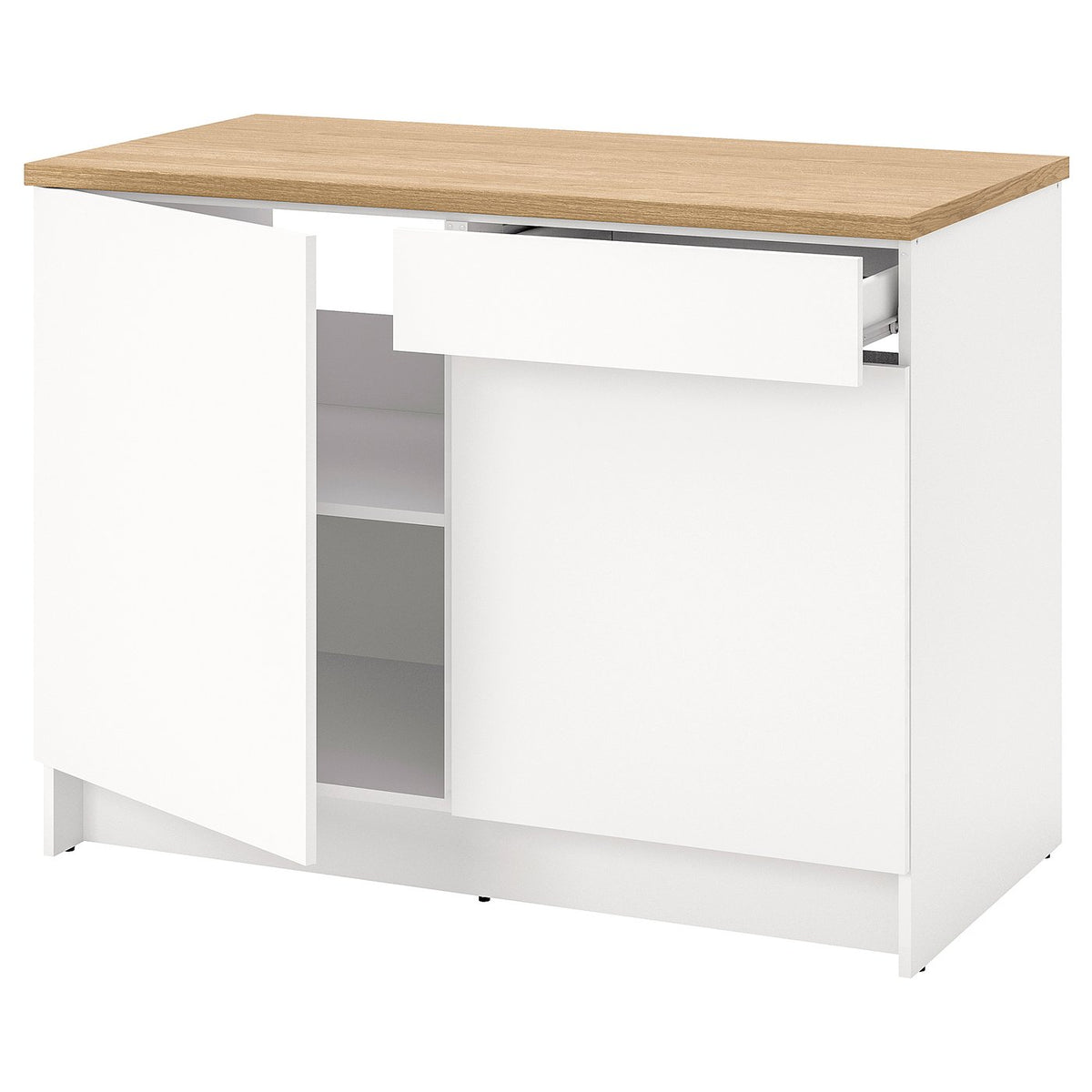 KNOXHULT Élément Bas Portes et Tiroir 120 cm