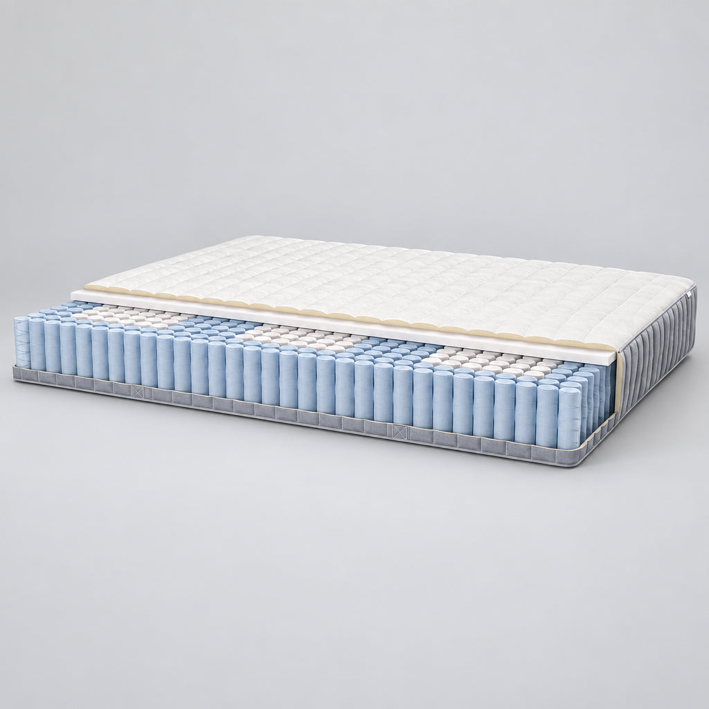 Matelas à ressorts ensachés 24 cm 5 zones