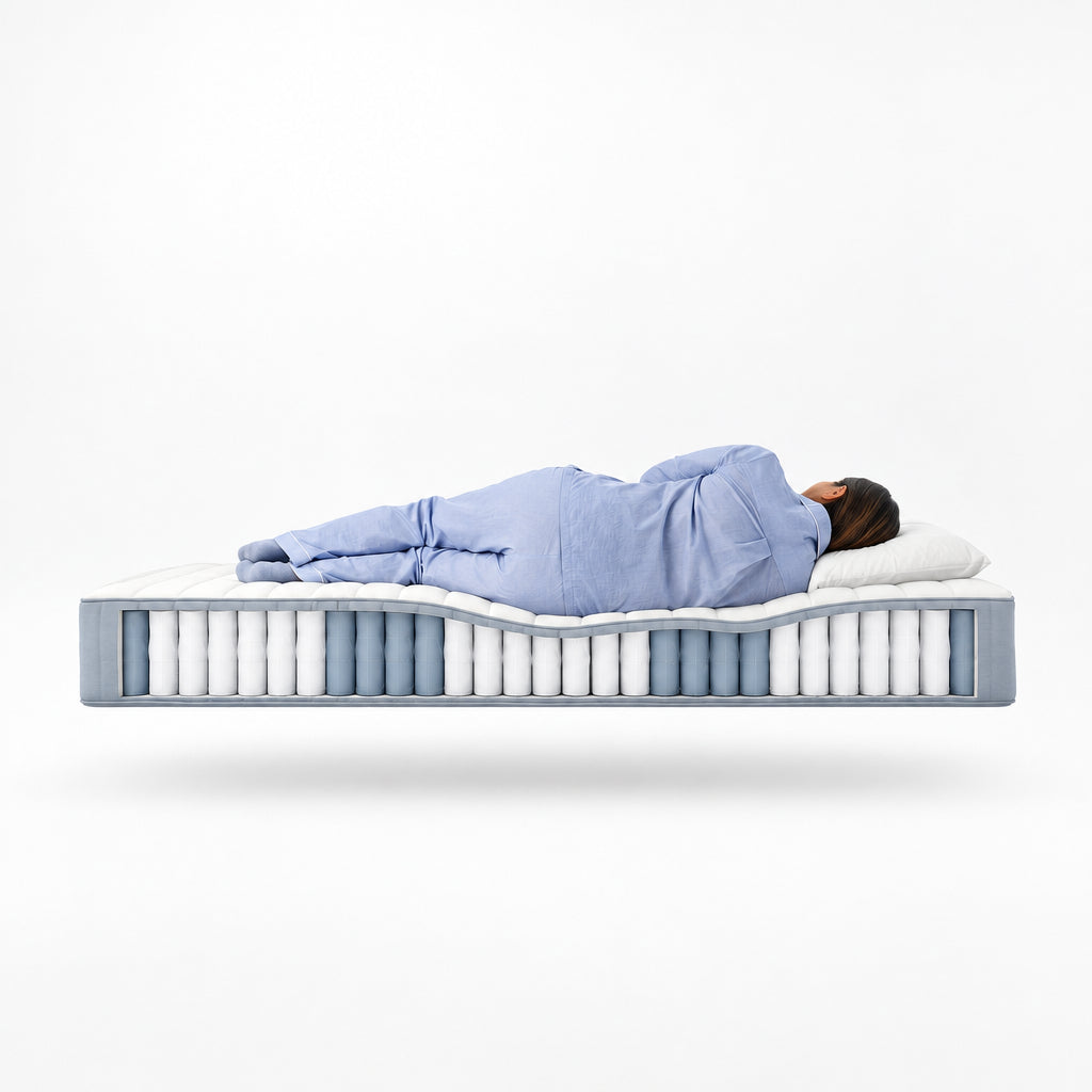 Matelas à ressorts ensachés 24 cm 5 zones