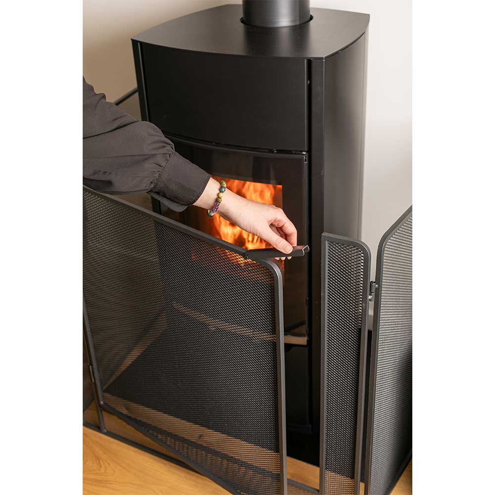 Pare-feu de Sécurité 5 Pans en Acier Gris Foncé