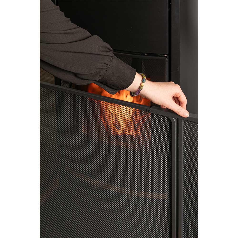 Pare-feu de Sécurité 5 Pans en Acier Gris Foncé