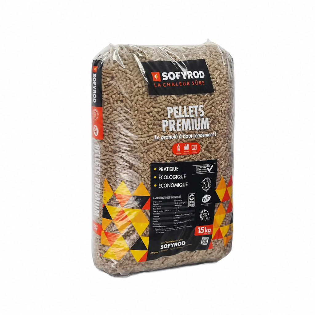 Granulés de Bois Palette 72 Sacs 15 kg