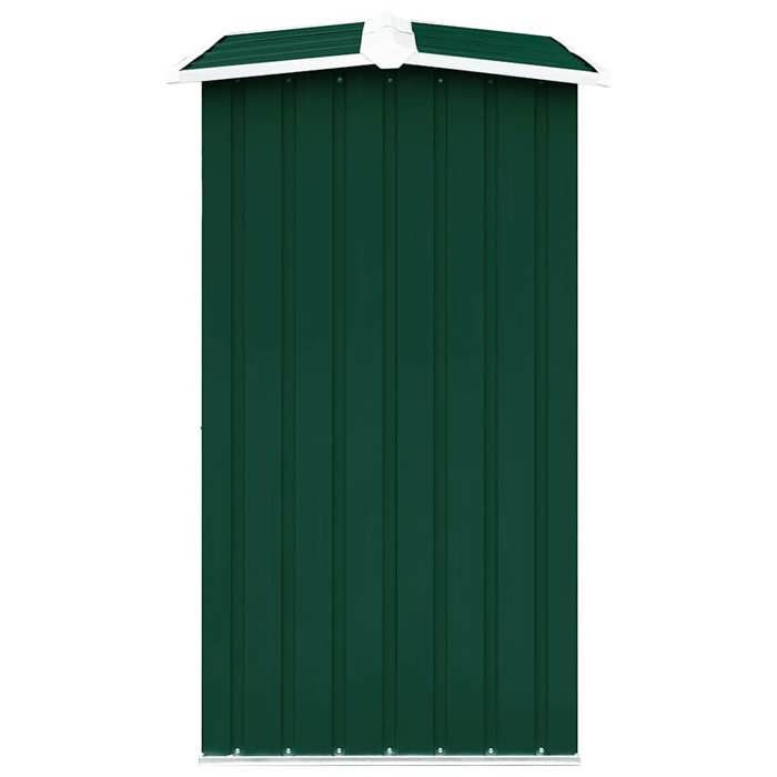 Abri de Stockage de Bois Acier Galvanisé 172x91x154 cm EU481930