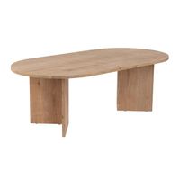 Table Basse Ovale Contemporaine 119x60 cm