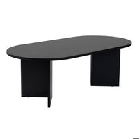 Table Basse Ovale Contemporaine 119x60 cm