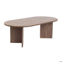 Table Basse Ovale Contemporaine 119x60 cm